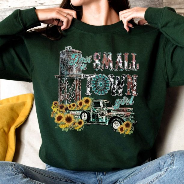 Small Town Girl Sweatshirt, Try That In A Small Town Shirt, Sunflower Country Girl Shirt, Country Music Concert Tee