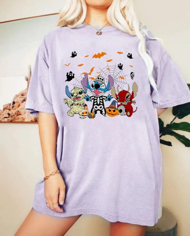 Stitch Halloween Shirt, Stitch Spooky Shirt, Disney Spooky Season Shirt, Disney Halloween Shirt