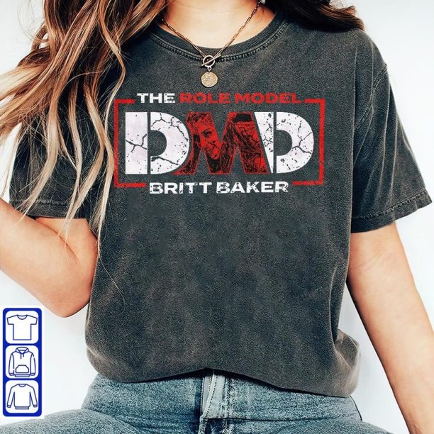 The Role Model Dmd Britt Baker T-shirt, Britt Baker Battle Damage shirt, hoodie, sweater, long sleeve and tank top