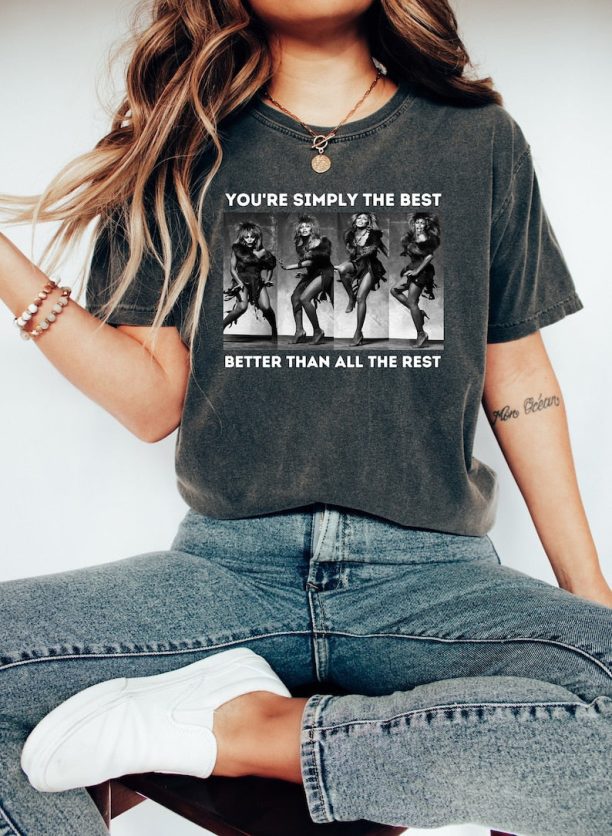 Tina Turner Shirt, You're Simpy The Best Shirt, Rock N Roll Shirt, Rock Music Fans Shirt