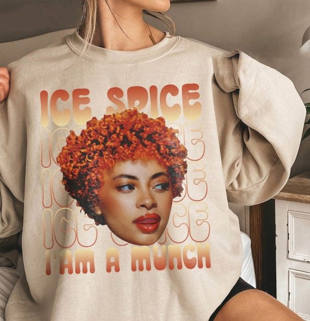 Trendy Ice Spice Sweatshirt, I Am A Munch Ice Spice Shirt, Ice Spice The Scarlet Tour 2023 Sweatshirt, Ice Spice Doja Cat Doechii 2023 Bootleg Shirt