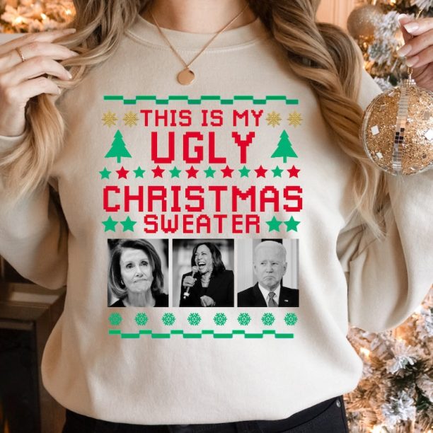 Santa Joe Biden This Is My Ugliest Christmas Sweater