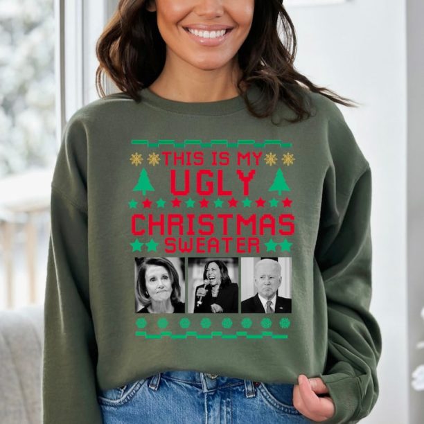 Santa Joe Biden This Is My Ugliest Christmas Sweater