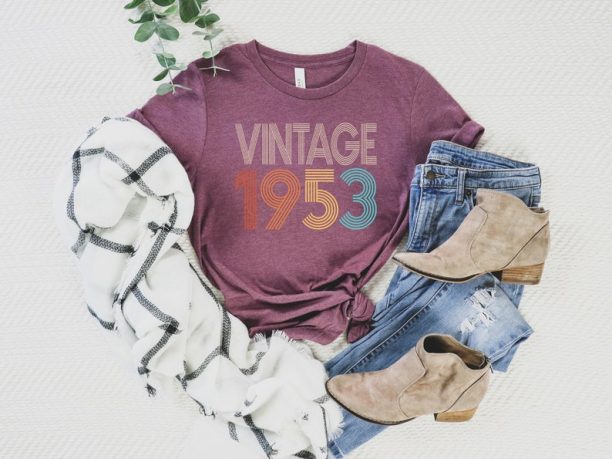 70th Birthday T-Shirt, Vintage 1953 Shirt, 70th Birthday T-Shirt