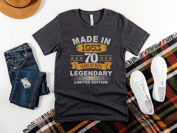 Made in 1953 Shirt, Born in 1953 Shirt, Vintage 1953 Shirt