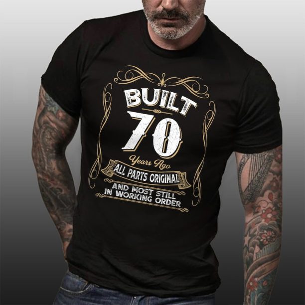 Built 70 Years Ago All Parts Original Shirt, Vintage 1953 T-shirt