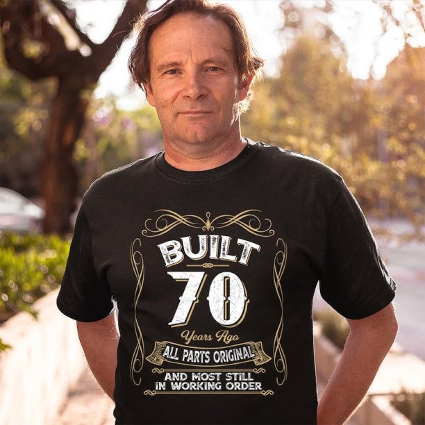 Built 70 Years Ago All Parts Original Shirt, Vintage 1953 T-shirt