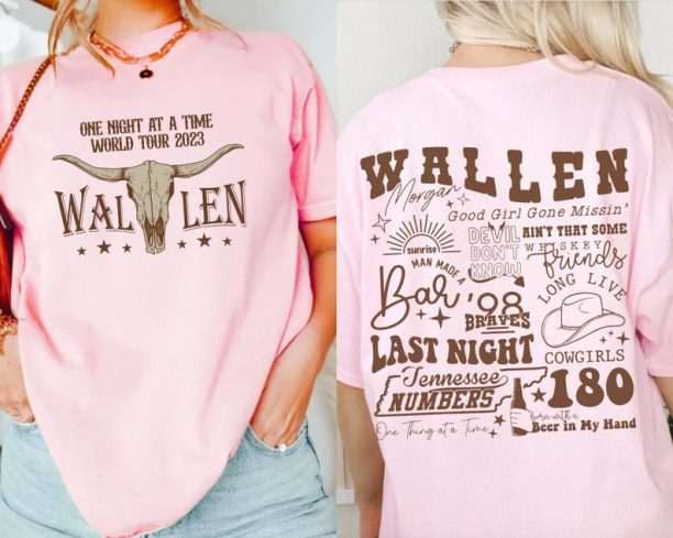 Wallen Shirt, One Thing At A Time, Bullhead T-shirt, Country Concert Shirt, Cowboy Tee, Country Music, Cow Bull Skull, Music Lover Shirts