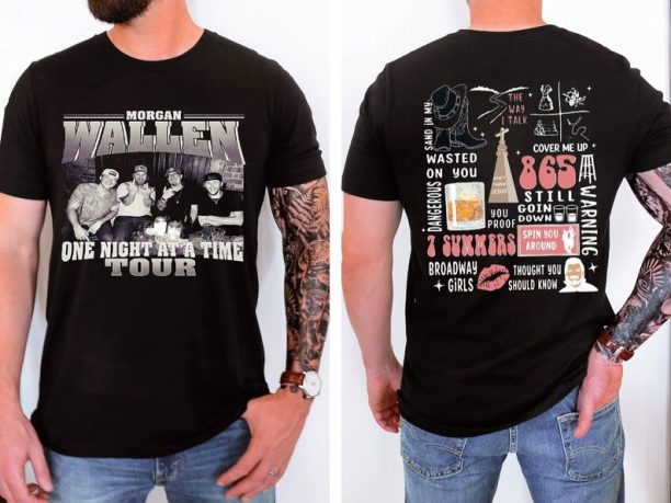 One Thing at A Time 2 Sides Shirt, Wallen Western T-Shirt, Cowboy Wallen Shirt, Wallen Bullhead Shirt, Wallen T-Shirt