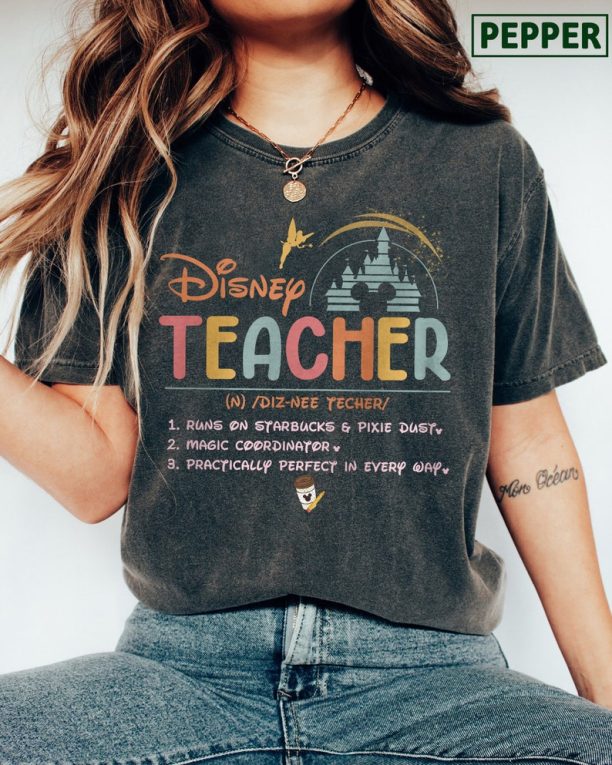 Disney Teacher Definition Shirt, Teach Love Inspire Shirt, Mickey Teacher Shirt, Disney Teacher Shirt, Back To School Shirt