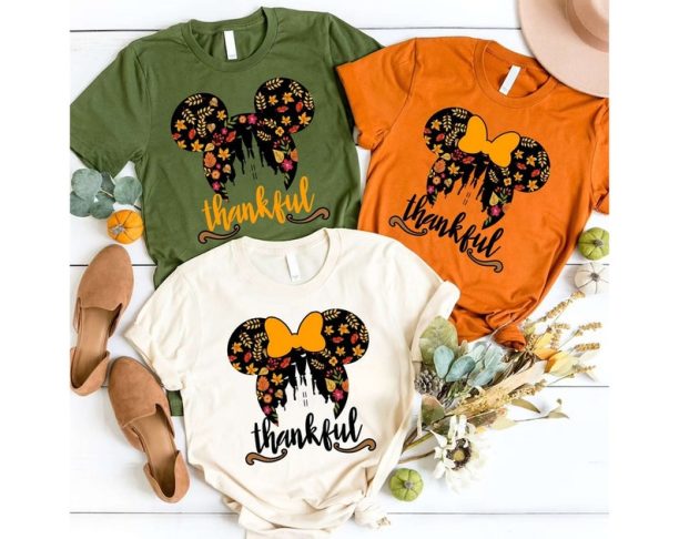 Disney Fall Vibes Thanksgiving Matching Family Custom Shirt, Disney Thanksgiving Shirt, Thanksgiving Shirt, Mini Disney Thanksgiving Shirt