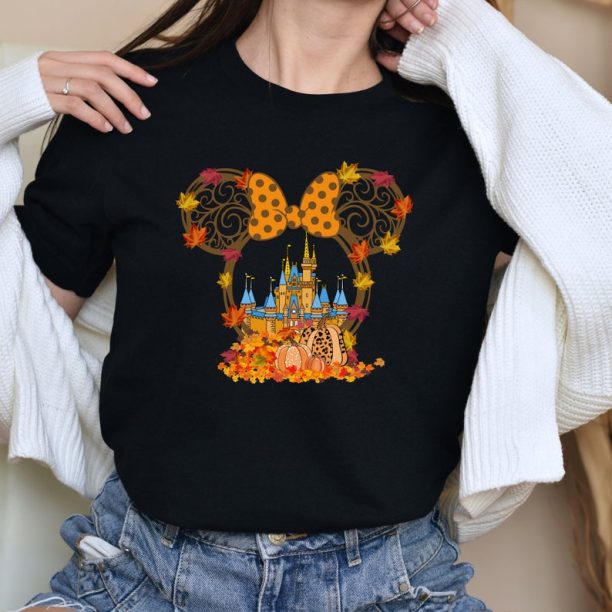 Disney Thanksgiving Shirt, Minnie Head Thanksgiving Shirt, Disney Fall Vibes, Disney Thanksgiving Tee, Happy Thanksgiving Outfit