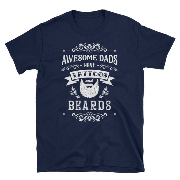 Tattoo Dad Shirt Ink Dad Bearded Dad Shirt Cool Dad Shirt Coolest Dad Gift Father Gift Awesome Dad Shirt Badass Dad