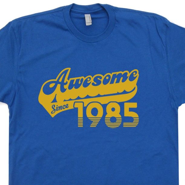 Awesome Since 1985 T Shirt 38th Birthday T Shirt 1985 Birthday T Shirt Funny Born in 1985 Made In 85 Mens Womens