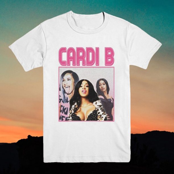 Cardi B T Shirt Bottzilla Vintage Style 90S Inspired Classic T-Shirt Homage