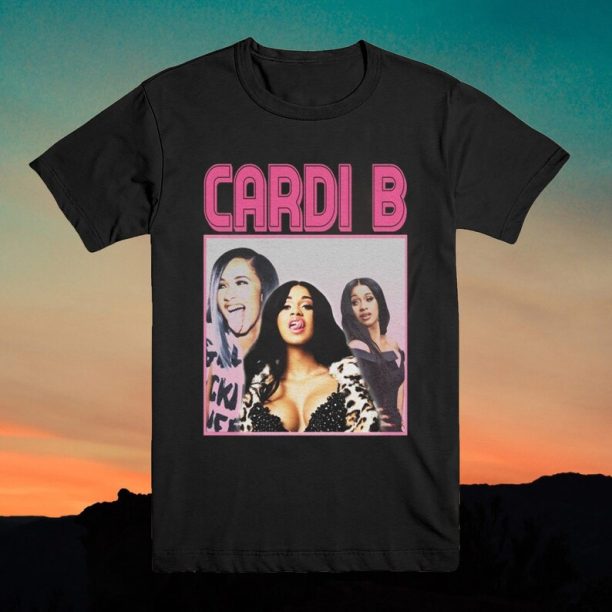 Cardi B T Shirt Bottzilla Vintage Style 90S Inspired Classic T-Shirt Homage