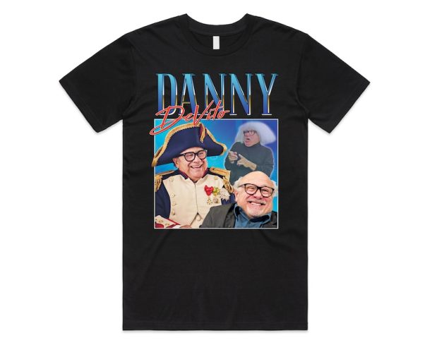 Danny DeVito Homage T-Shirt Tee Top US Movie Director Film Icon Retro 80's 90's Vintage Funny Gift