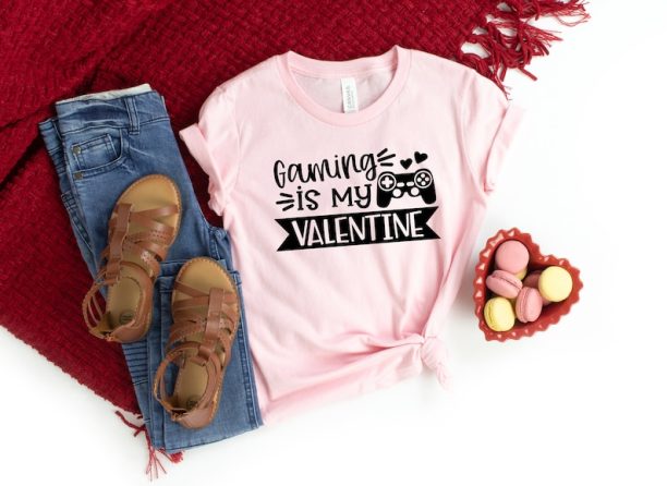 Gaming is My Valentine Shirts, Gamer Shirts, Valentine's Shirt, Valentine's Day Shirt, Funny Valentines Shirt, Gift for a Gamer, Gamer Shirt