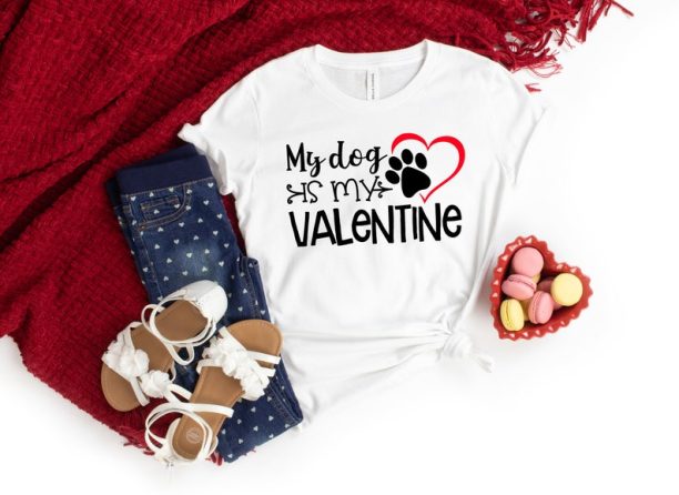 Valentines Day Shirt,Dog Valentine Shirt,Valentines Day Shirts For Mom,Cute Valentine Shirt, Cute Valentine Tee,Valentines Day Gift