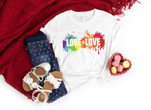 Love is Love Shirts, Valentine's Shirt, Valentine's Day Shirt, LGBT Shirt, Equality, LGBT Outfit, Love Wins, Rainbow Pride Shirt