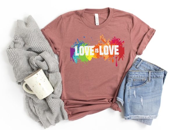 Love is Love Shirts, Valentine's Shirt, Valentine's Day Shirt, LGBT Shirt, Equality, LGBT Outfit, Love Wins, Rainbow Pride Shirt