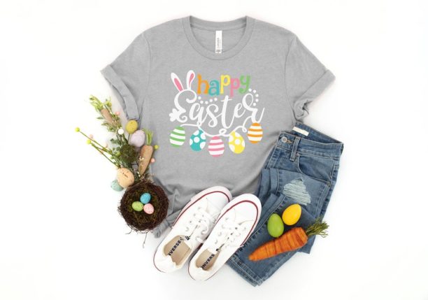 Happy Easter Shirt,Easter Bunny Shirt,Easter Shirt For Woman,Carrot Shirt,Easter Shirt,Easter Family Shirt,Easter Day