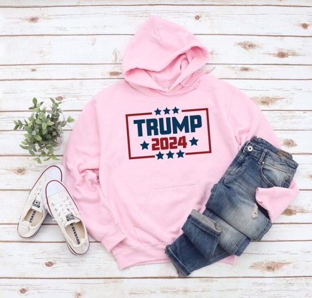 Donald Trump 2024 Hoodie - America First - Trump Girl Sweatshirt - Christmas Gift - Birthday Present