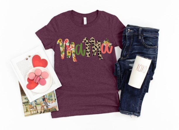 Floral Mama Shirt, Mom Life Shirt, Mother’s Day Gift, Mother’s Day Shirt, Mother Shirt, Mama Shirt, Mom of Boys Shirt, Happy Mother’s Day