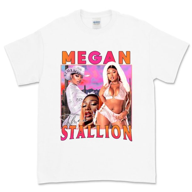 MEGAN THEE STALLION Vintage Tshirt Homage Houston Texas Rap 90's Music