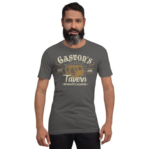 Gaston's Tavern T Shirt, Beauty and the Beast Shirt, Men's Disney Theme Shirt, Gastons Bar, Disney Dad