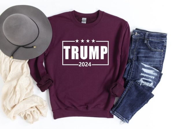 Trump 2024 Sweatshirt, Pro Trump Sweatshirt, Pro America Shirt, Republican Shirt, Republican Gifts , Patriotic Gifts