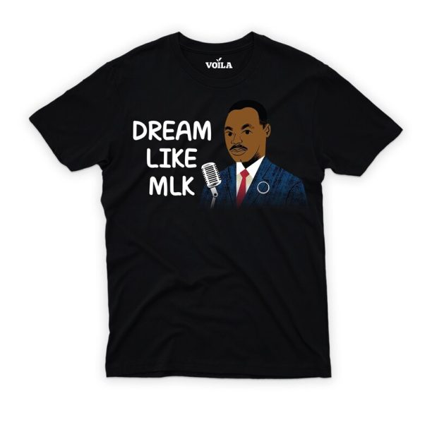 Martin Luther King Jr Shirt For Men, MLK Day Women V Neck Shirt, Black Lives Matter Shirt For Kids, Unisex Dream Like MLK Shirt