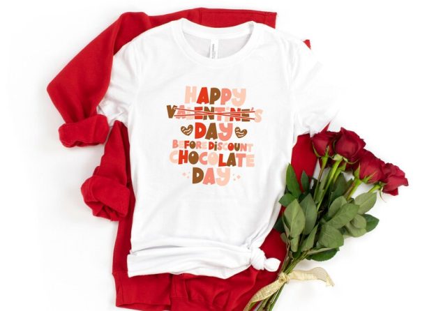 Valentine’s Day Shirt,Anti Valentine's Day Shirt,Chocolate Lover Shirts,Funny Valentine's Day Shirt,Anniversary Shirt, Retro Valentine's Tee