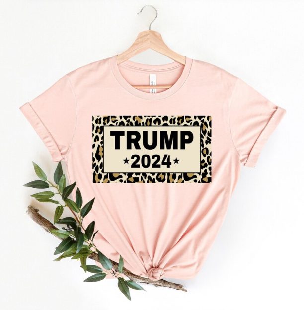 Trump 2024 Shirt, Donald Trump 2024 Take America Back Leopard Shirt, Take America Back Trump, Trump Shirt