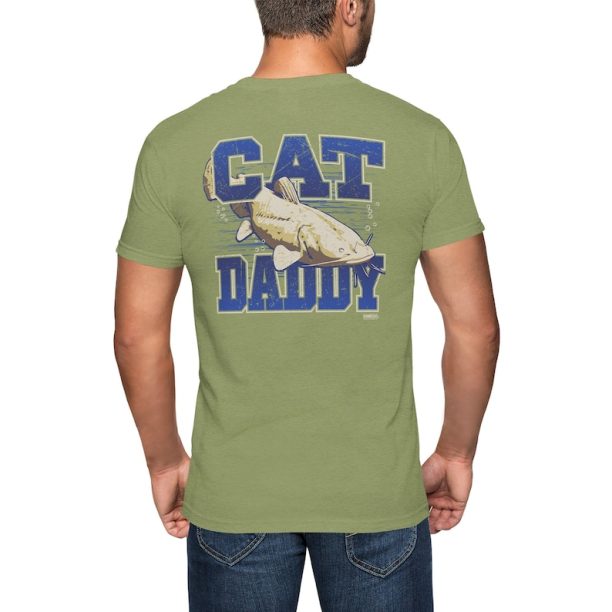 Catfish Fishing Mudcat Short Sleeve Shirt Fisherman Gift T-shirt Outdoor For Man Women- Cat Daddy