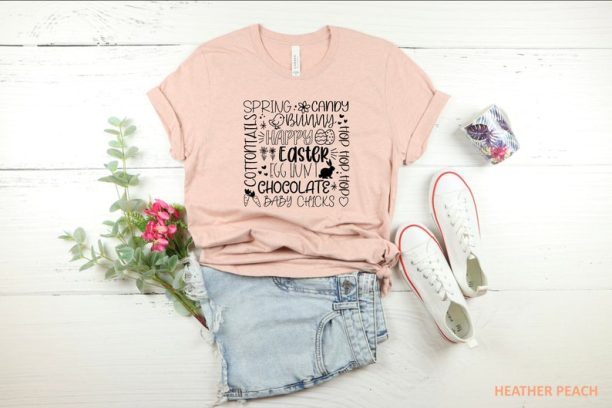 Happy Easter Day Shirt, Easter Day Shirts, Easter Subway Tee, Easter Day Shirt for Woman, Easter Bunny Shirt