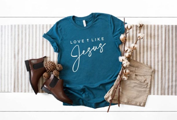 Love Like Jesus Shirt,Christian Shirt,Faith Shirt,Church Shirt,Inspirational Shirt,Religious Shirt