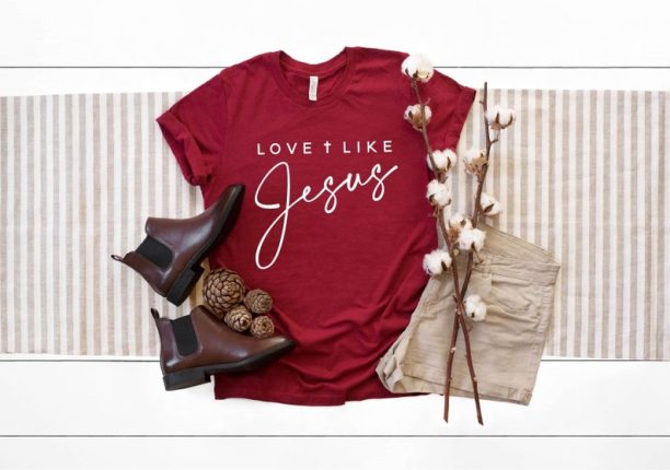 Love Like Jesus Shirt,Christian Shirt,Faith Shirt,Church Shirt,Inspirational Shirt,Religious Shirt