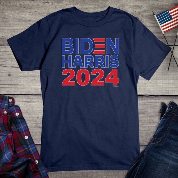 Biden Harris 2024 Political T-shirt, Election Tee, President, Vice, American Pride Shirt, Logo