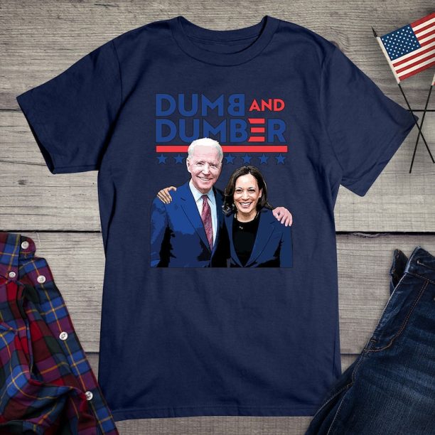 Dumb And Dumber Political T-shirt, Politics Tee, Joe Biden, Kamala Harris, Pop Culture Shirt, President, Vice President