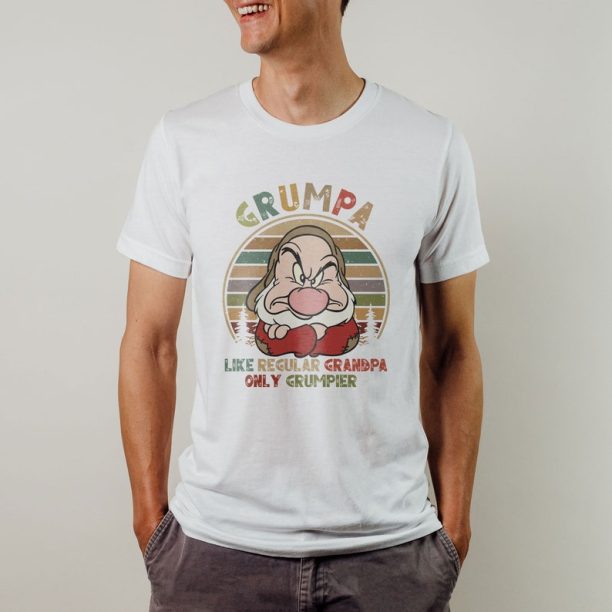 Grumpa Like A Regular Grandpa Shirt, Only Grumpier, Retro Grumpy Grandpa Shirt, Disney Grandpa Tee, Grandfather Shirt