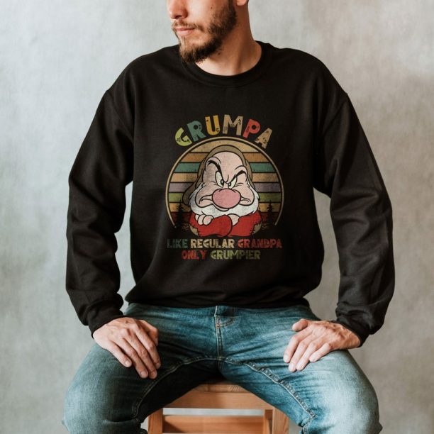 Grumpa Like A Regular Grandpa Sweatshirt, Retro Grumpy Grandpa Shirt, Disney Grandpa Tee, Grandfather Shirt