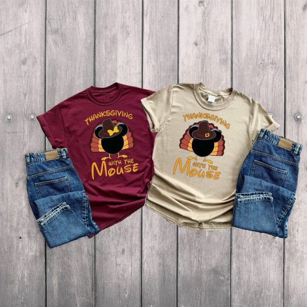 Disney Thanksgiving Shirt, Mickey Minnie Thanksgiving Shirt, Disney T-shirt, Thanksgiving Shirt, Thanksgiving T-shirt