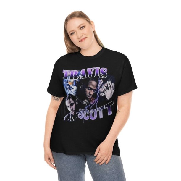 Travis Scott T Shirt, Retro Vintage Bootleg Graphic T, Astroworld