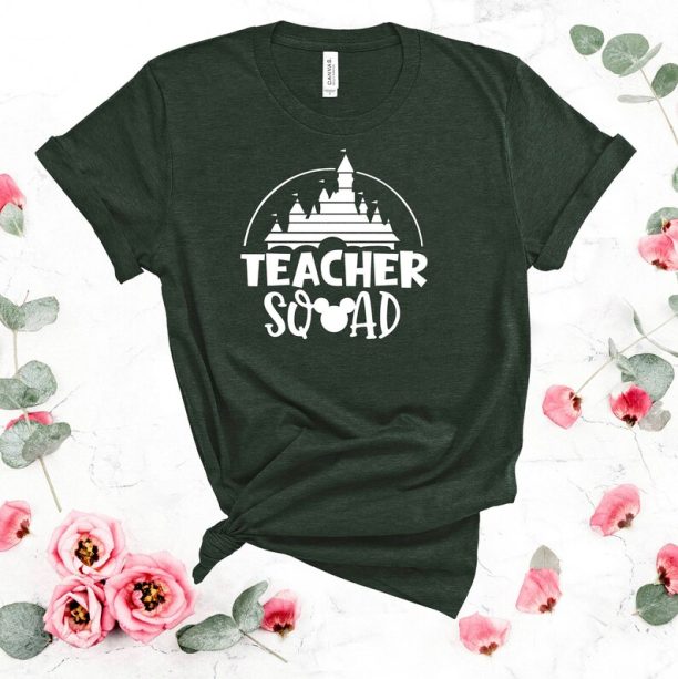 Teacher Squad Shirt ,Teacher Squad Disney Shirt, Gift For Teacher ,Back To School Castle Shirt