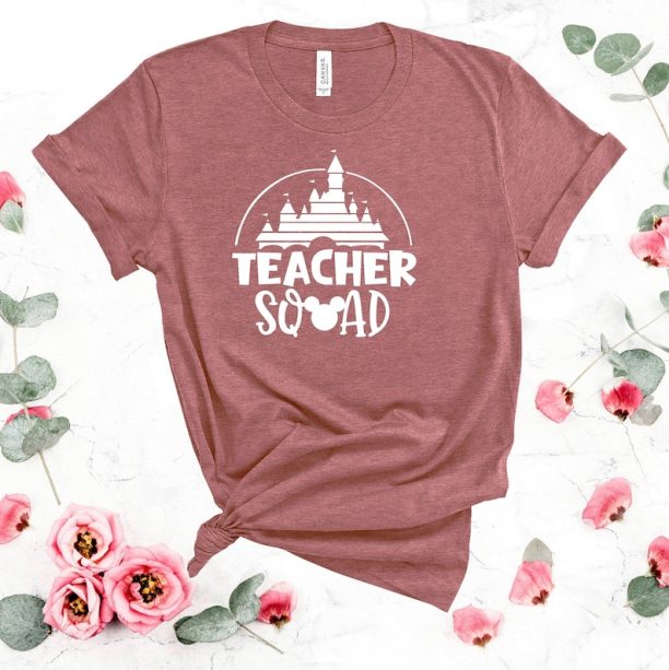 Teacher Squad Shirt ,Teacher Squad Disney Shirt, Gift For Teacher ,Back To School Castle Shirt