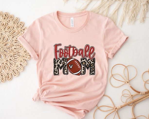 Football Mom Shirt for Mom for Mother's Day, Football Mom T Shirt for Women, Cute Football Mom Tshirt, Mothers Day Gift for Football Mom