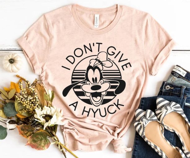 Goofy I Don't Give A Hyuck Sweatshirt Disney Retro Shirt Magic Kingdom Disneyland Trip Family Vacation