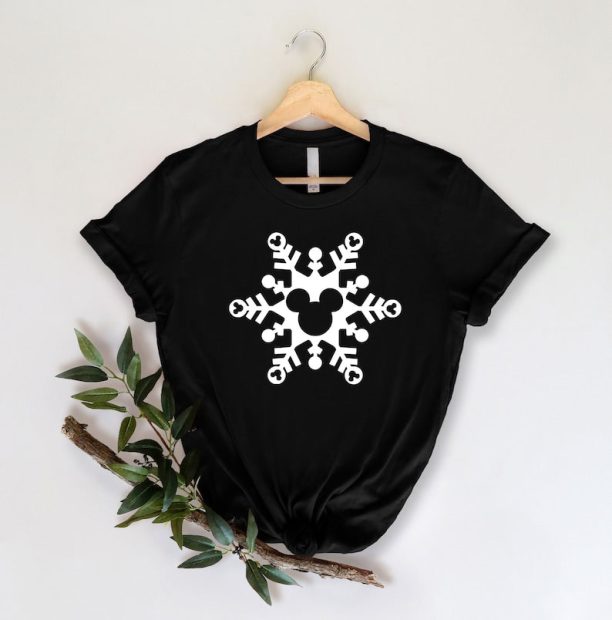 Disney Snowflake Shirt, Disney Shirt, Mickey Shirt, Disney Family Shirt, Disney Christmas Shirt, Funny Shirt, Disney Holiday Shirt