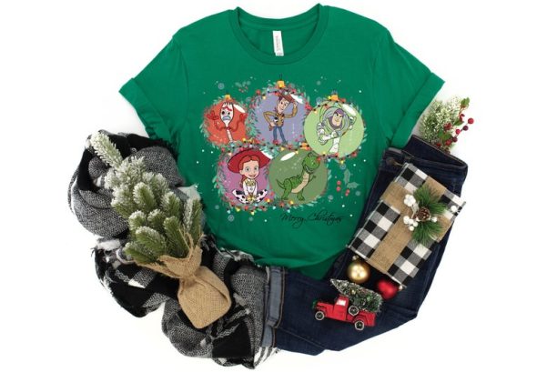 Disney Retro Toy Story Christmas Shirt, Toy Story Merry Christmas T-Shirt, Disney Toy Story, Merry Christmas T-Shirt